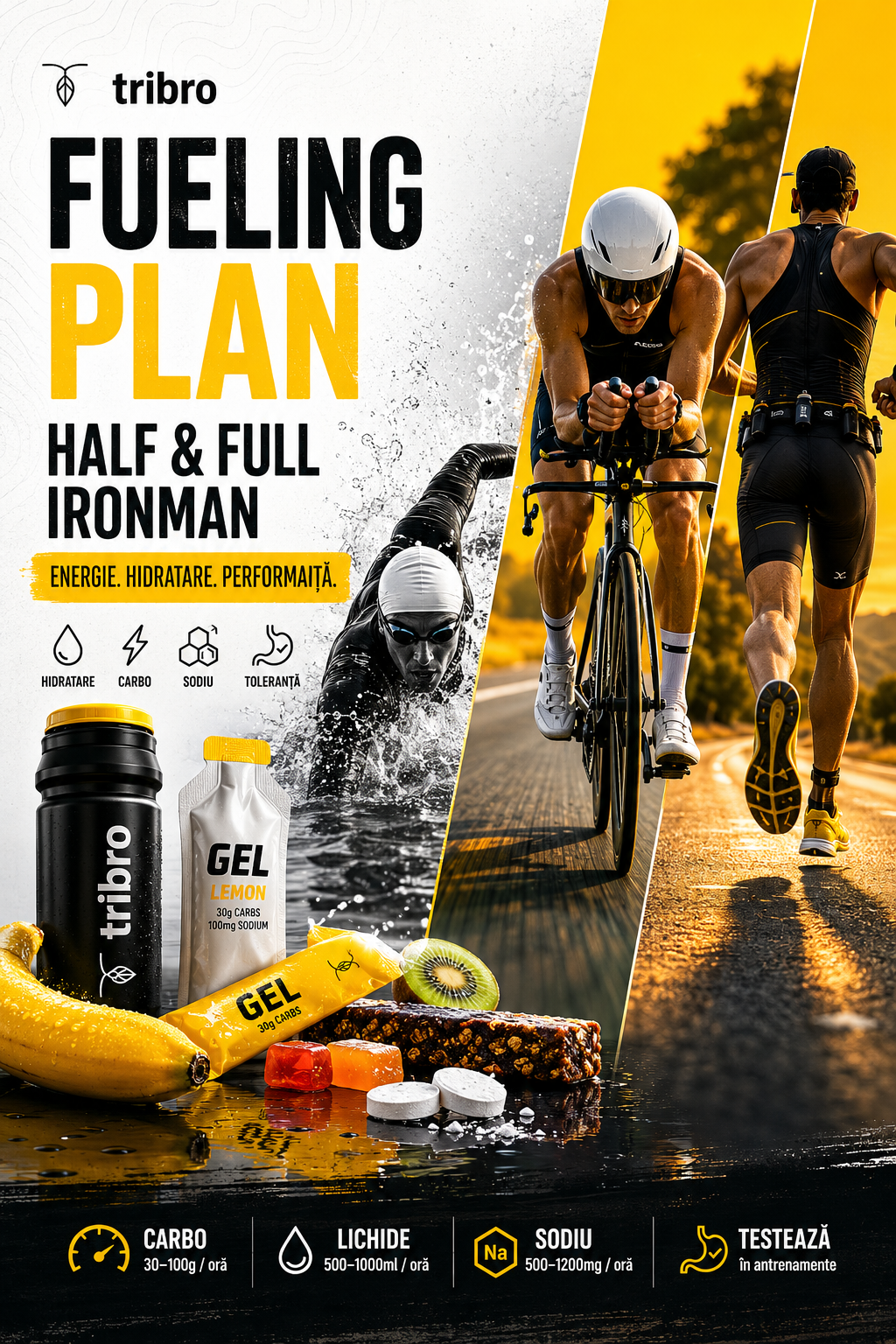 Fueling plan pentru triatlon